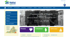 Desktop Screenshot of habitatvirginia.org